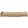 Storage Bed Frame Artisan Oak 120 x 190 cm
