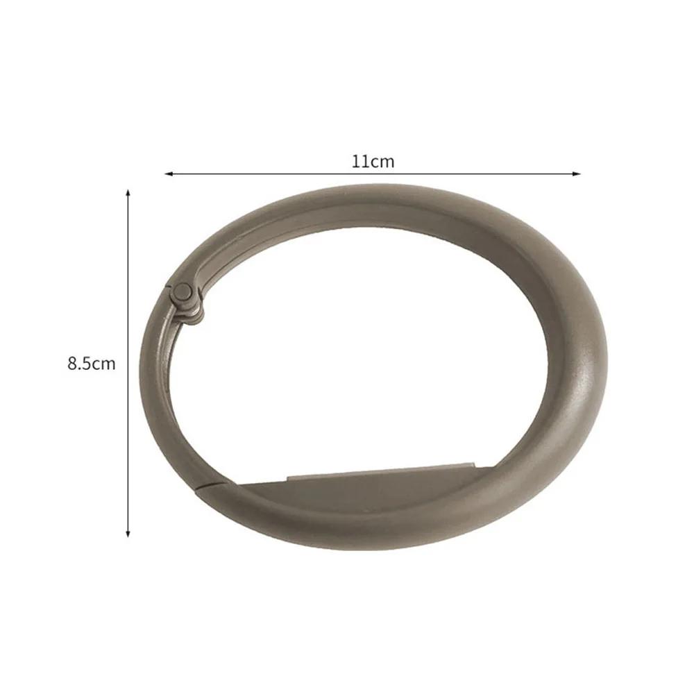 Портативный крючок для сумки, вешалка, складной настольный крючок, офисный декор, пластиковый боковой крючок для стола, сумка, дорожная сумка, органайзер, крючок, держатель серый