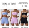 Women's Slim Fit Color Block Yoga Suit - Naked Feeling Outdoor Sportswear Set