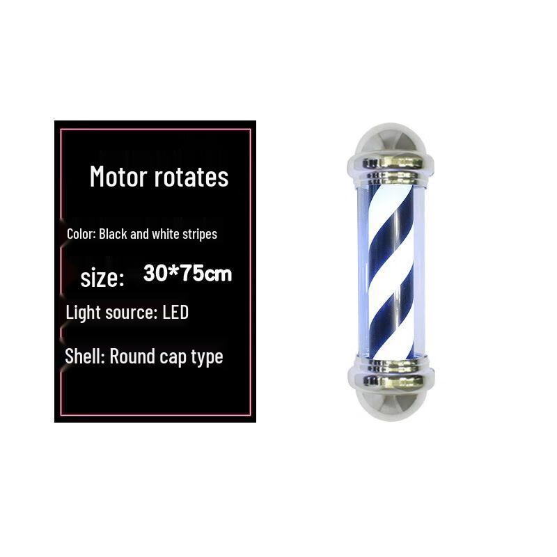 LED Barber Pole Rotating Sign Light