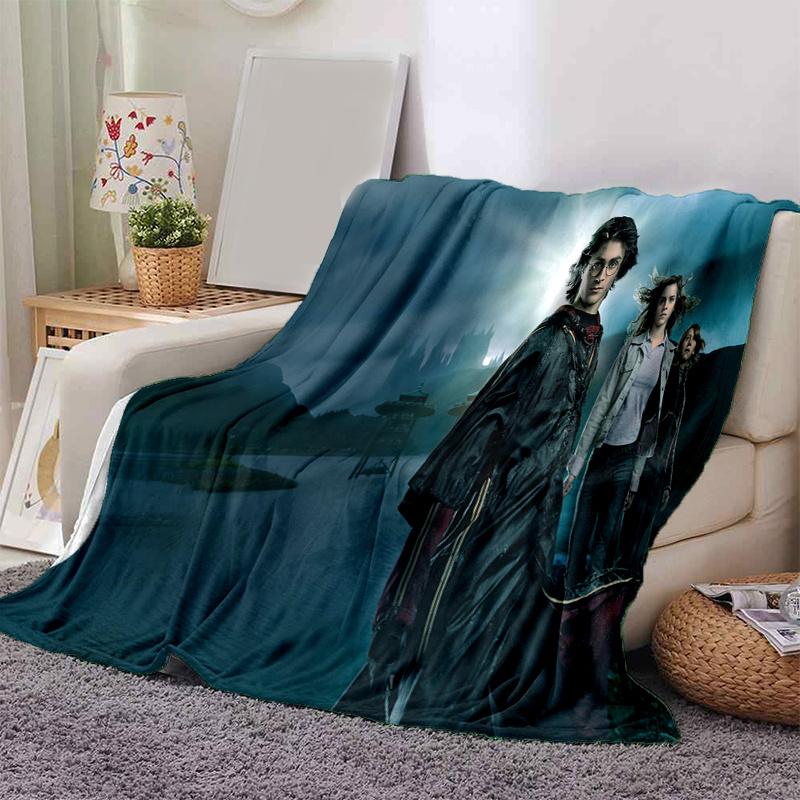 

Harry Potter and the Goblet of Fire Movie Poster PrintPrint Blanket, Soft Blanket For Sofa Office Bed And Travelling Daughter Birthday Gift 130cm×150cm（50in×60in）