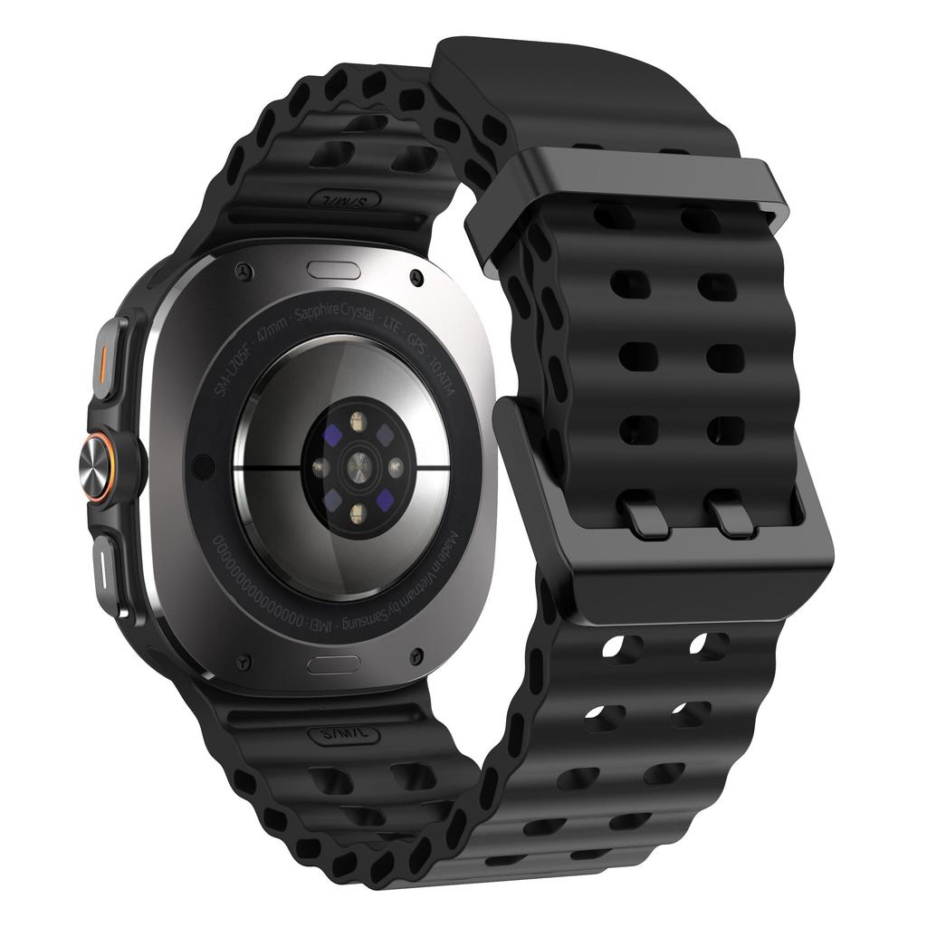 Marine Band For Samsung Galaxy Watch Ultra 47mm Sports Silicone Strap Bracelet For GalaxyWatch Ultra Watchband Accessories