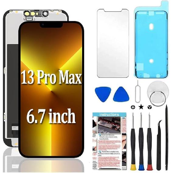 for iPhone XR Screen Replacement 6.1 inch,LCD Display Touch Screen Digitizer Assembly with Repair Tools, Compatible with Model A1984, A2105, A2106,