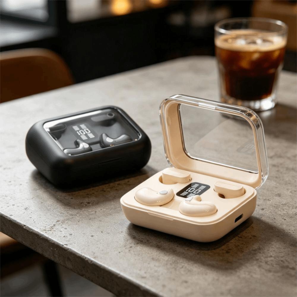 HiFi Stereo Sound In-ear Headphones Digital Display True Wireless Earbuds Earphones Gym