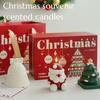 Christmas Souvenir Scented Candles Long-lasting Atmosphere Home Decoration Scented Gift Box Set Merry Christmas