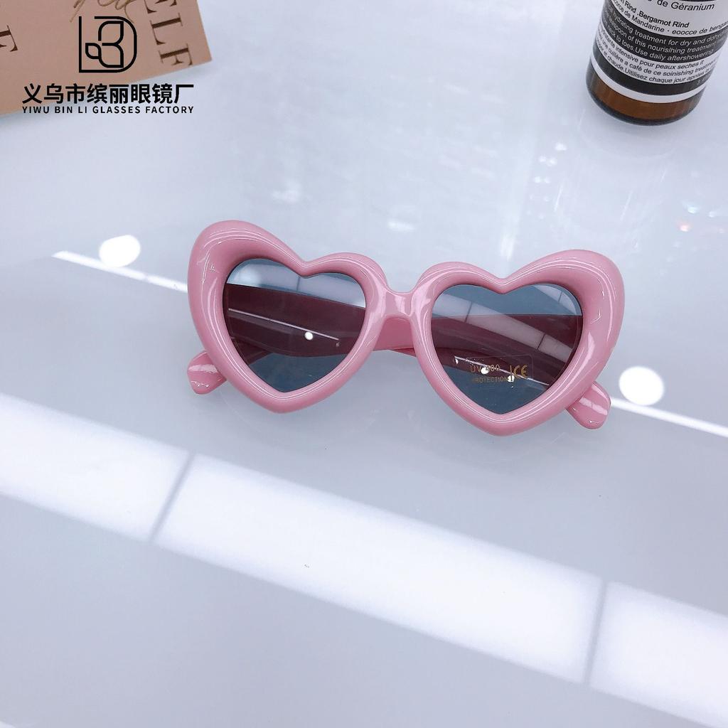 Fashion Children'S Sunglasses Baby Sunglasses Travel Sunscreen Uv Protection Love Boys And Girls Glasses