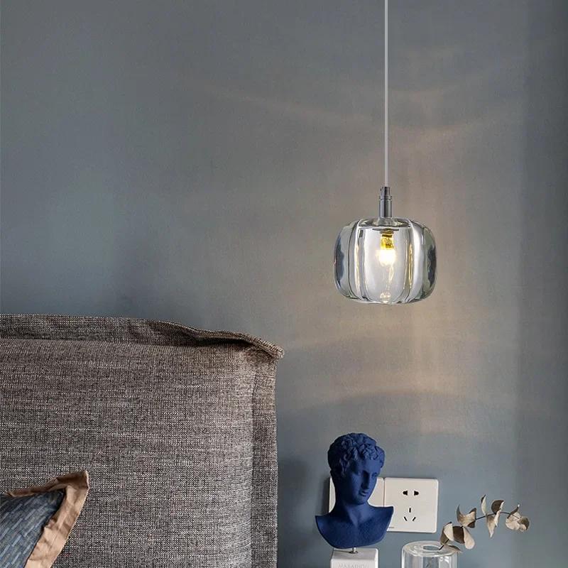 Long crystal chandelier for staircase design Cubie nordic pendant lamp Living room Bedroom Bar stairwell minimalist chandelier