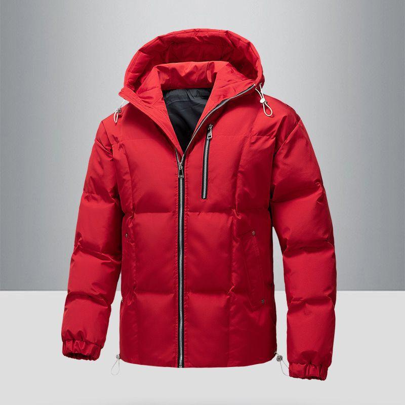 

Winter Large Size Clothes Men s Winter Removable Hat Cotton-padded Clothes Men s Clothing Young Students Thickening Trend S