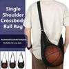 1PC High-Capacity Basketball Bag Single-Shoulder Crossbody Sports Training Ball Carrier for Basketball Volleyball Gym Fitness