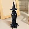Fantasy Ornament Vintage Witch Statue Resin Craft Tabletop Decor Halloween Gothic Figurine Magician Decor Halloween Decorations
