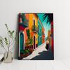 Mexican Street Colorful Art Works Wall Art Prints Vivid Travel Canvas Painter