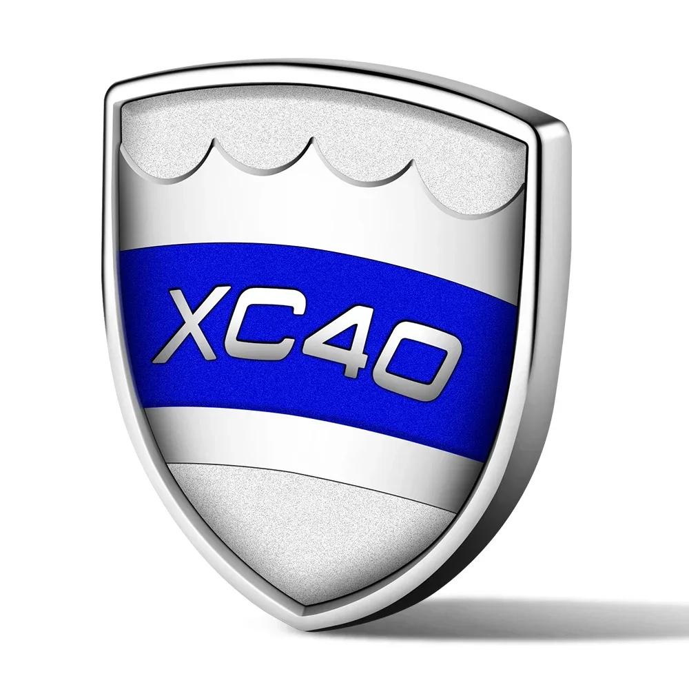 Kovový Letter Car Zadní kufr Znak Samolepka Decal Pro Volvo C30 S40 S60 S60L S80 S80L S90 V40 V60 V90 XC40 XC60 XC90 Znak