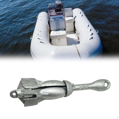 Ancora pieghevole a grappino in acciaio al carbonio zincato pieghevole per piccole imbarcazioni kayak per barche a vela,