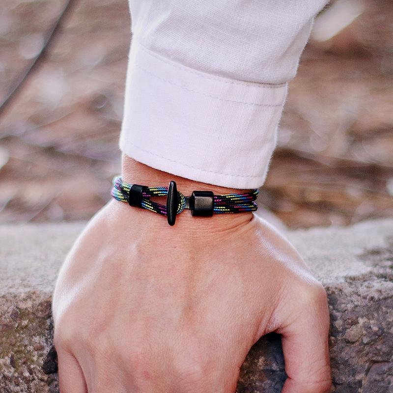 New In Paracord Bracelets Viking Pirate Men Rope Braclet Survival Matching Festival Accessories Pulseiras Masculina Gift For Him