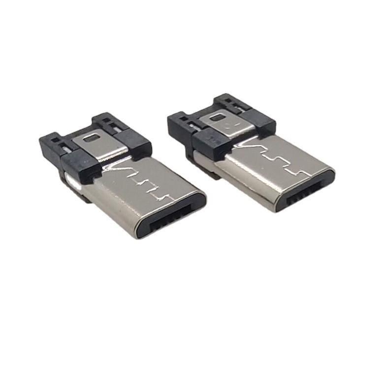 Micro USB 5-Pin Male Solder Connector Plug