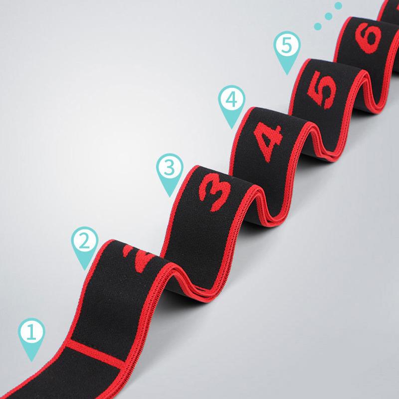 Multi-Functional Yoga Pilates Resistance Bands Loop Fitness Exercise Pull Strap Belt Elastic Latin Dance Stretching Bands