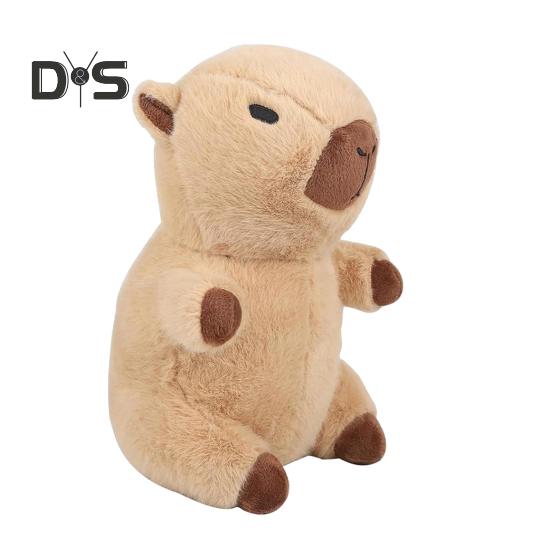 1 Set Plush Capybara Toy with Clothes Accessories Kids DIY Dress-Up Capybara Plushie Toddlers Boys Girls Stuffed Animal Doll Toy Decoration