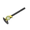 0 150mm Plastic Dial Vernier Caliper Ruler Gauge Roofessional Measure Tool (Yellow)