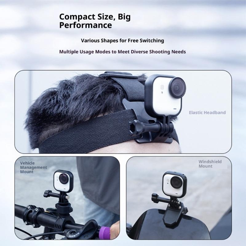 MultiAngle Shoot Cage Bracket For GO Ultra Action Cameras Enhances Stability Heat Dissipation Design Lightweight