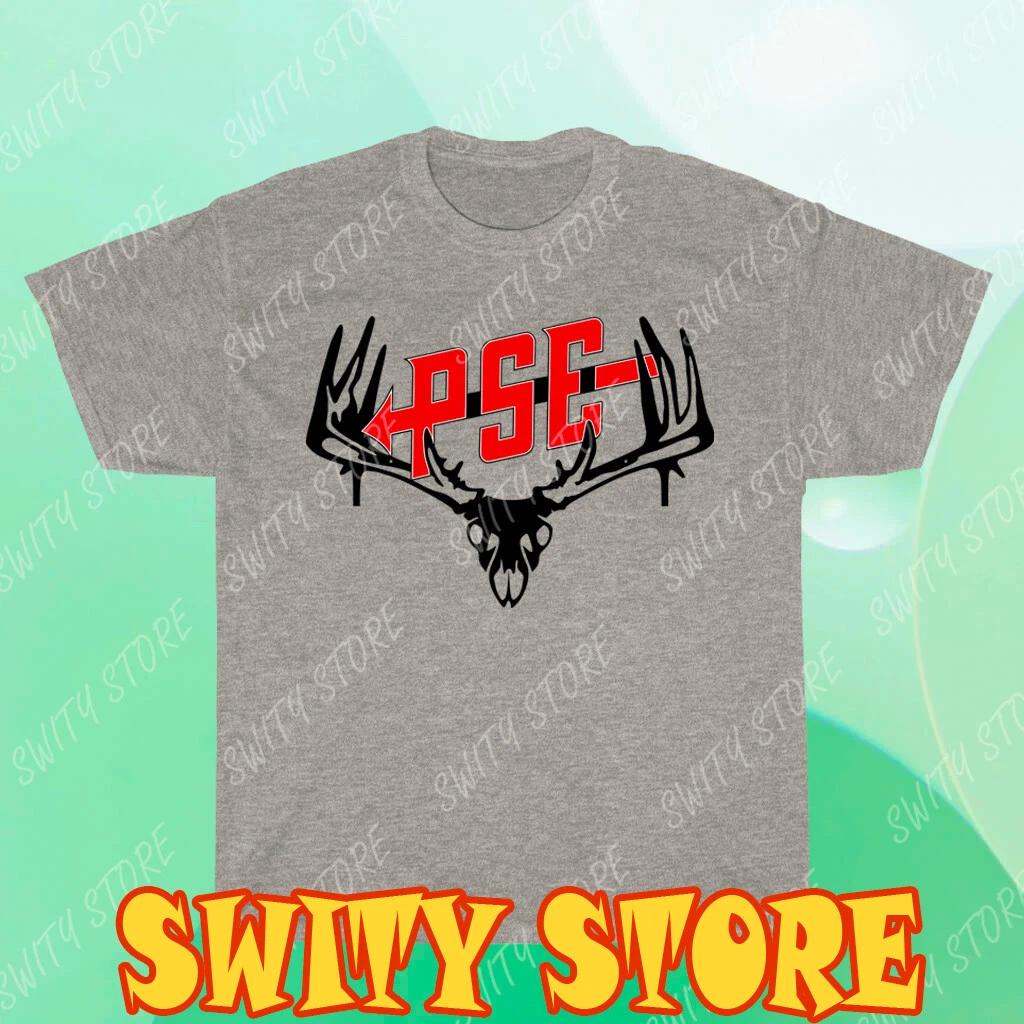 PSE Archery Bows Logo Men s Grey T-Shirt Funny Size S to 5XL S