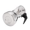 Luxury Italian Coffee Maker-Stainless Steel Moka Pot With, Stovetop Espresso Machine (4/6/9 Cup) Perfect Gift for Coffee Lovers