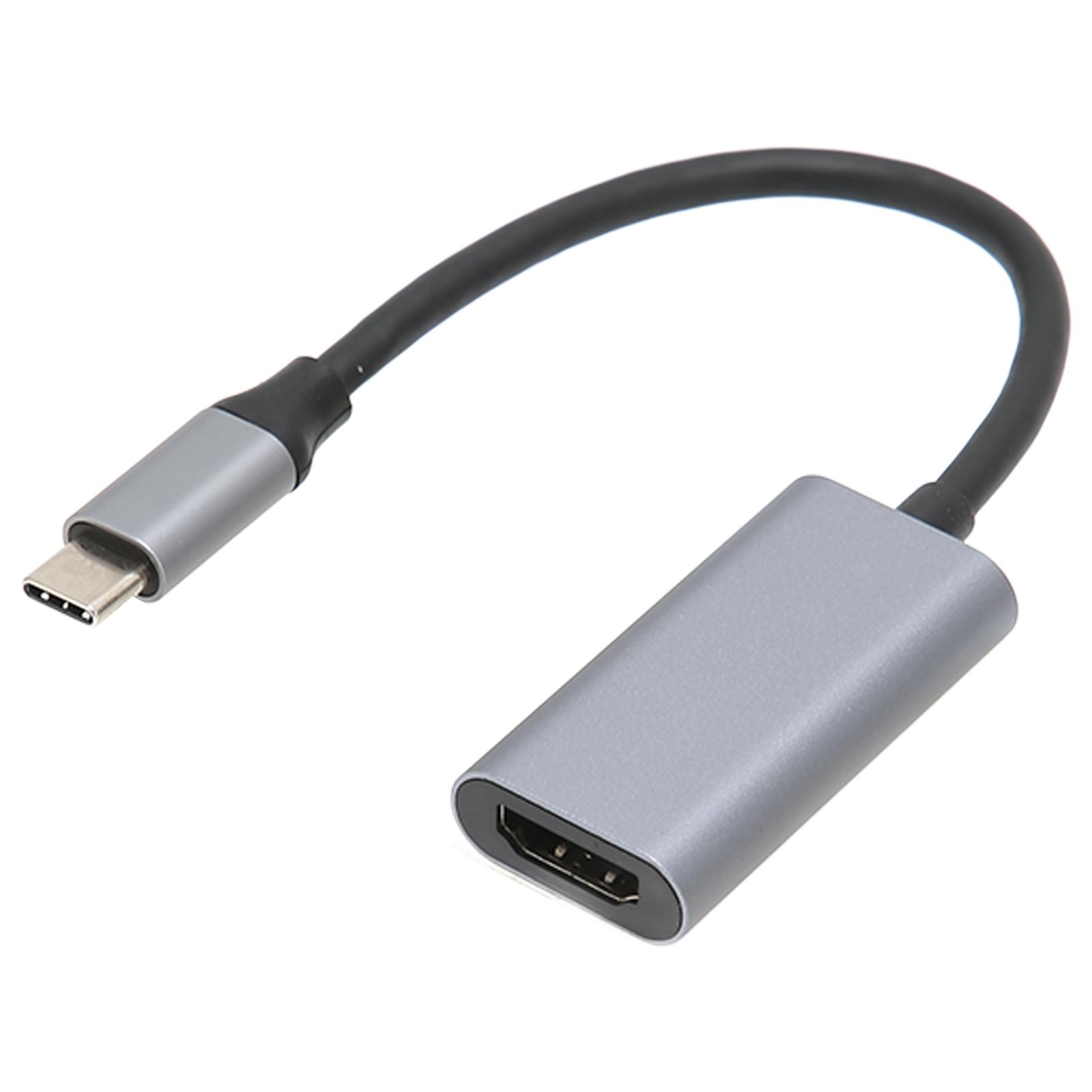 

USB C to High Definition Multimedia Interface Adapter 4K Cable Wear Resistant Multifunctional Type C Adapter Cable