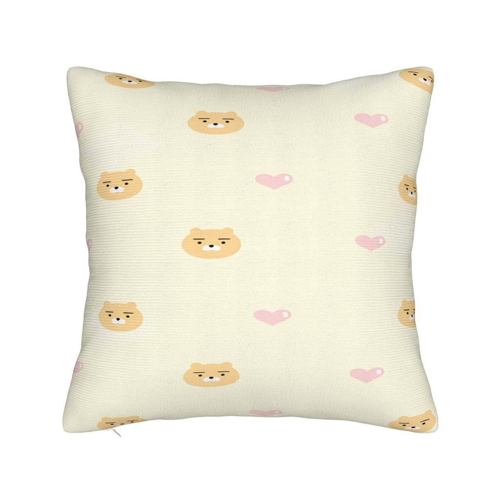 K-Kakaos F-Friends Choonsiks Pillowcases  Novelty Pillow Case For Sofa Car Home Decor Soft Pillow Cover