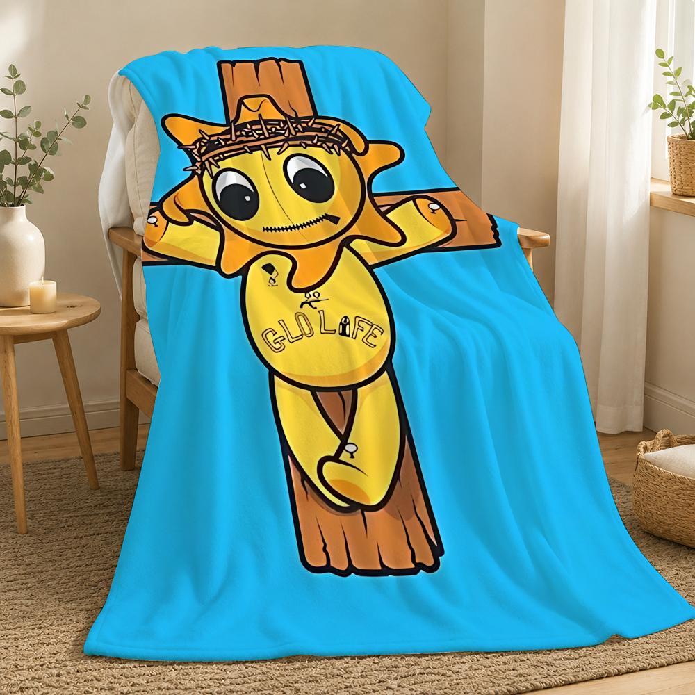 Chief Keef Rapper Throw 240g flannel blanket, suitable for sofas, beds, offices, exquisite gift blankets 75X95CM