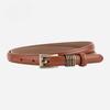 New Trendy Simple Retro Women's Genuine Leather Belt Decorative Jeans Belt Dress Accessories Belt Women