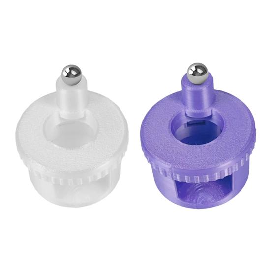 2Pcs Rotating Cat Eyes Magnet Beginner Friendly Glass Bead Nail Magnet Spinner DIY Home Salon Women Gel Polish Nail Art Magnetic Tools