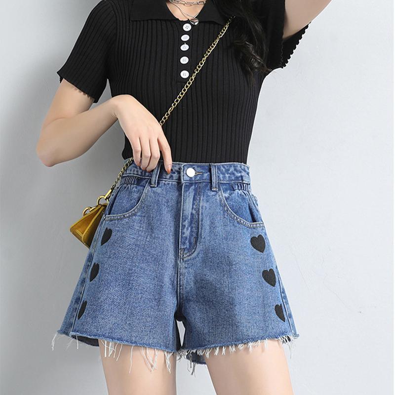 Buy Women's High Waist Denim Shorts 
