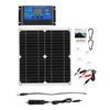 Kit de Painéis Solares Flexíveis 20W com Controlador de 300W Fonte de Alimentação 12V Interface de Carregamento USB Solar