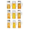Multifunctional Glass Pitcher Borosilicate Carafe for Hot and Cold Beverages Ideal for Iced Coffee Milk and More