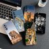 Soft Cover for Samsung Galaxy A05 A06 A14 A50 A51 A52 A12 A13 A17 A70 A07 A25 A26 A56 A23 M53 Coque Phone Case Tiger Lion Art