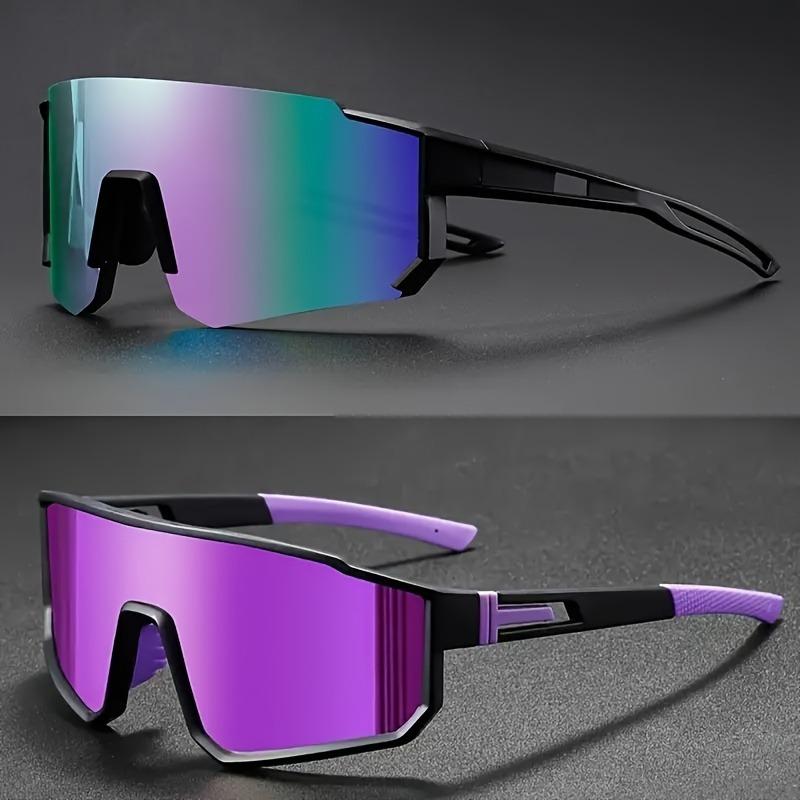 2-Pack  Unisex Cycling Glasses Large Frame Sports Style Design Eyewear