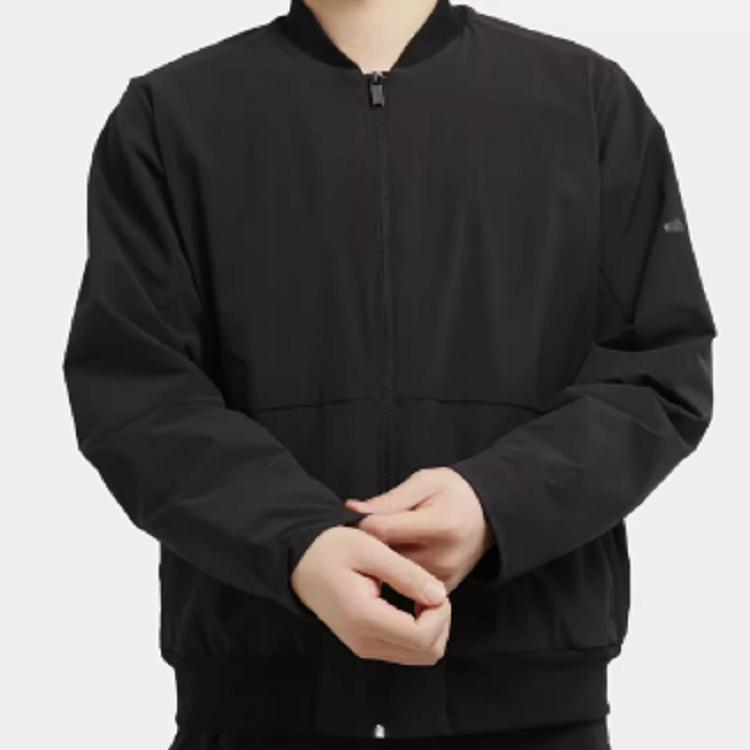 Adidas Flight Jacket With Fleece Lining Men Outerwear Black FM9415