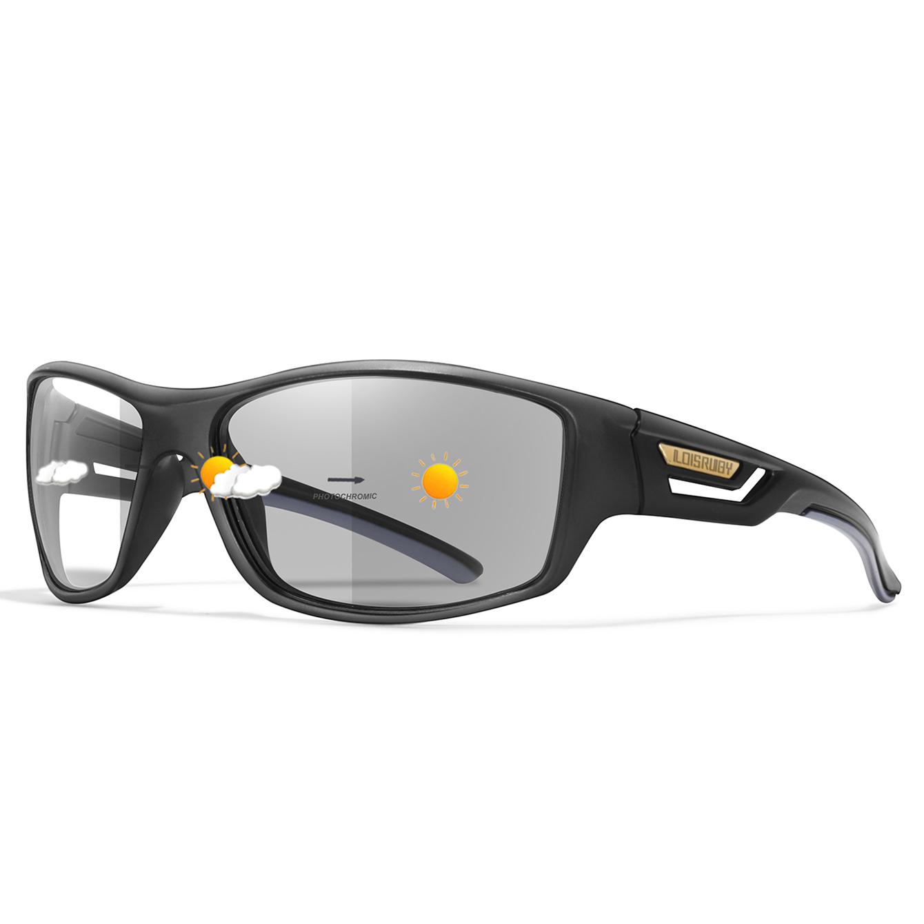 

LOISRUBY Photochromic Cycling Sunglasses Men Women Outdoor Riding Travel Driving Camping Goggles Camouflage Eyeweare