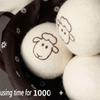 Storage Bag Pure Wool Cute Household Clothes Dryer Laundry Products Drying Wool Ball Drying Ball