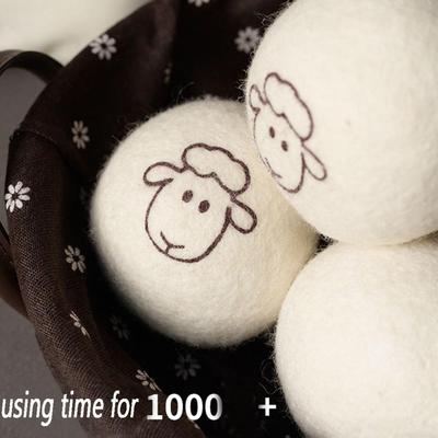 Static Electricity Cute Anti-entanglement with Storage Bag Reusable Drying Wool Ball Drying Ball Clothes Dryer Laundry Products