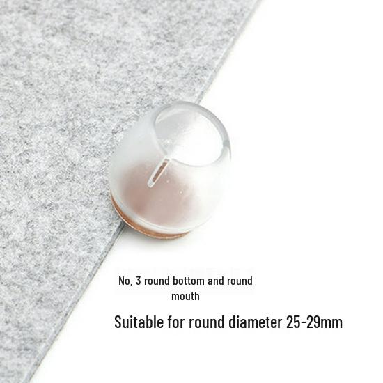 Transparent Non-Slip Chair and Table Leg Protective Covers