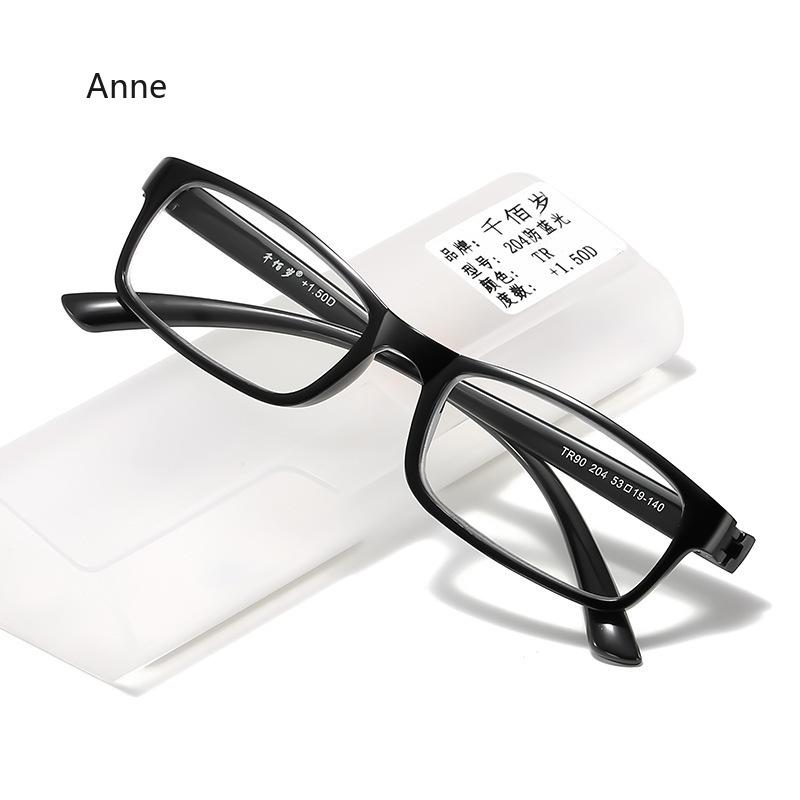 Unisex Square Reading Glasses Men Women Vintage Far Sighted Eyeglasses Black Frame Clear Lens Presbyopia Eyewear Gafas