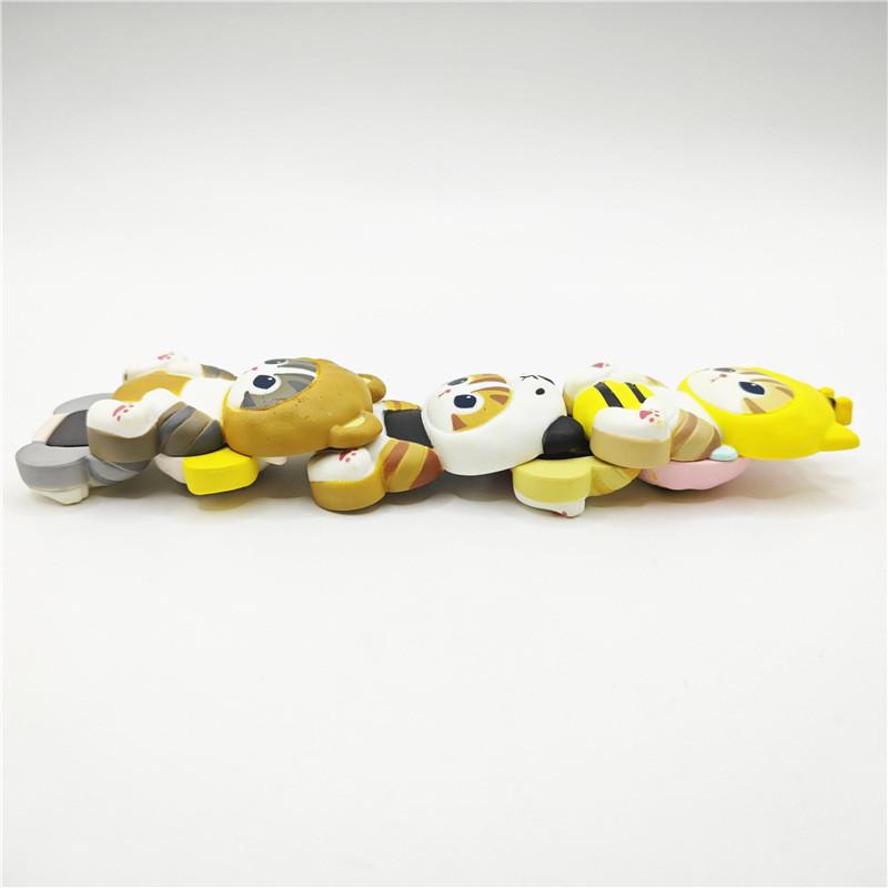 Süßes PVC-Tier-Themen-Kühlschrankmagnet-Set mit Hasen-, Bienen-, Schaf- und Panda-Designs