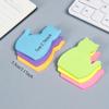 8Pcs/set Cat Sticky Notes Set - Cute Cat-Shaped Self-Adhesive Memo Pads for Reminders, School, Office, Home - Fun Assorted Colors Pack