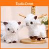 Small Sheep Plush Doll With Pp Cotton Filling And Hanging Keyring For Kids And Teens