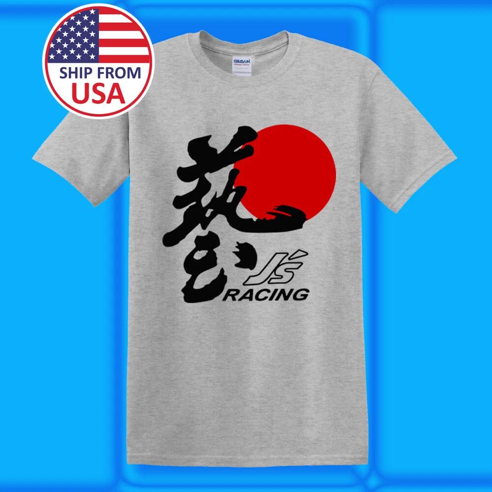JS J S Racing Japan Tuner Racing Car Men s Grey Size S-5XL 3XL