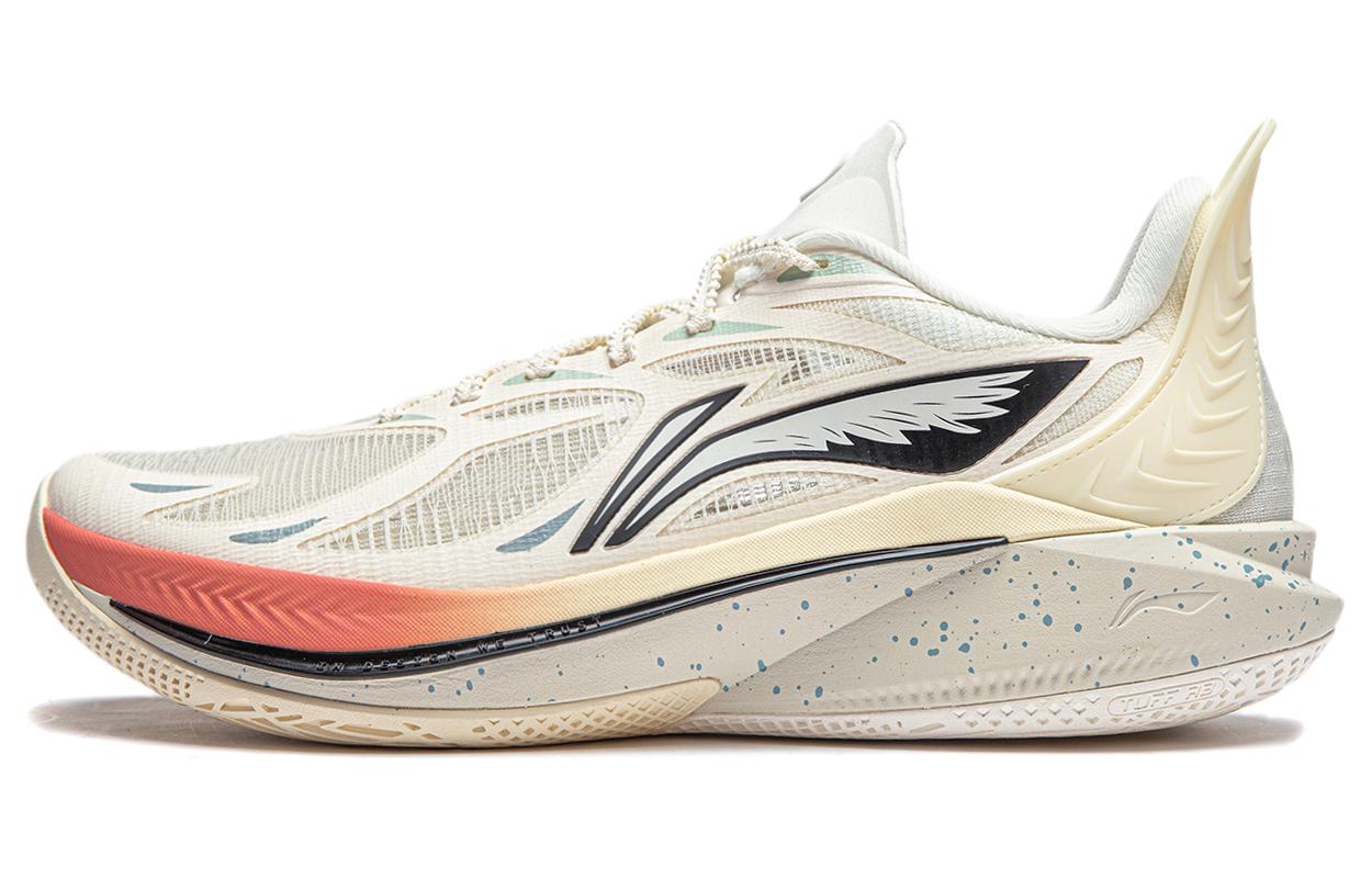 Li Ning SONIC 12 BOOM Technology Low top Basketball Shoes Men s Beige ABAU019-2 46