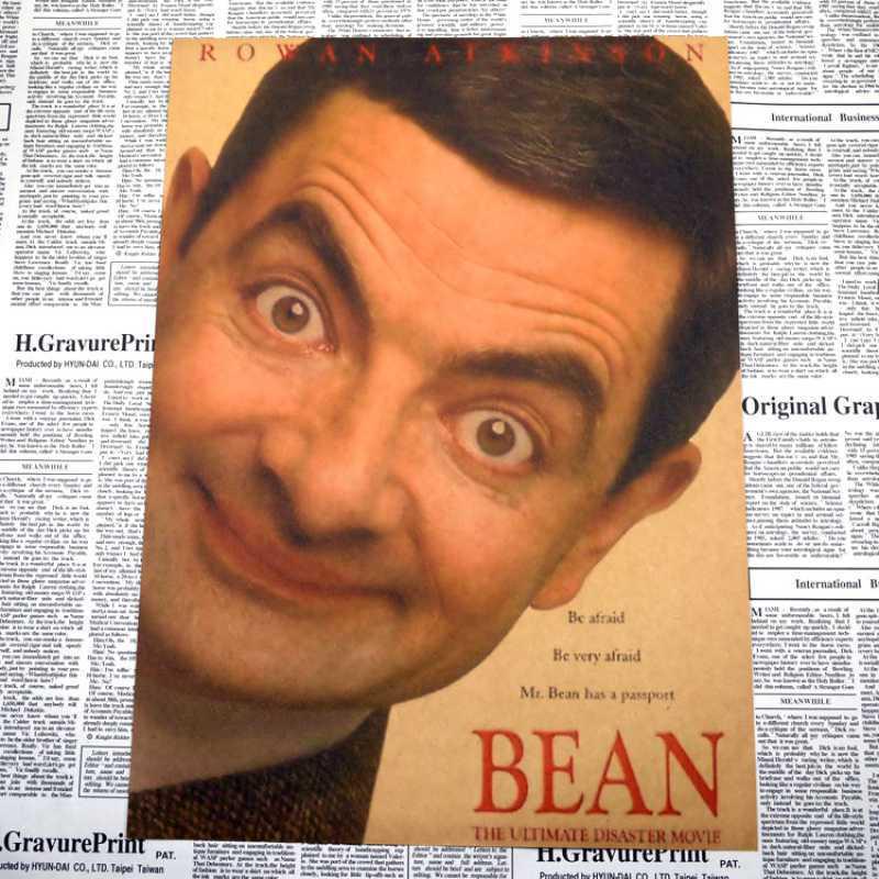 

Mr. Bean Classic Comedy Movie Retro Poster - Free Shipping 16-inch (30x42cm) 150g single vintage kraft paper
