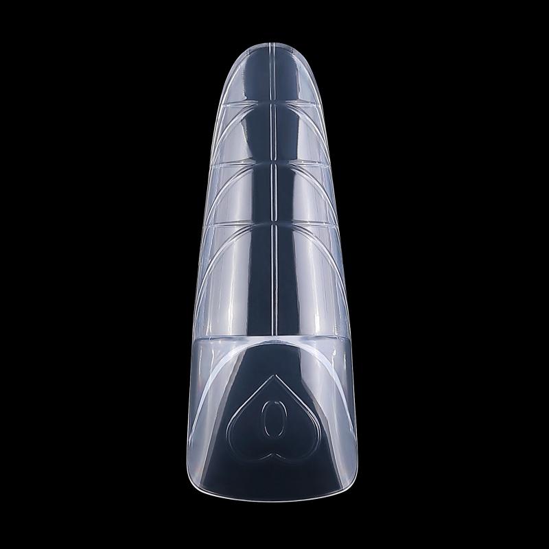 150Pcs French Nail Dual Forms Quick Building Gel Mold Full Cover Tip Salon Quality Extension Nail Art Forms