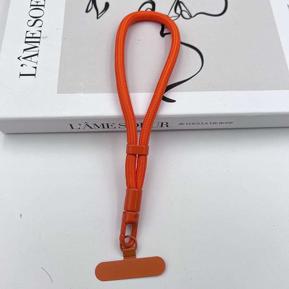 Laccetto da polso regolabile per cellulare, rotazione a 360 gradi, clip con rondella metallica anti-smarrimento, laccetto autobloccante anti-caduta, anti-furto