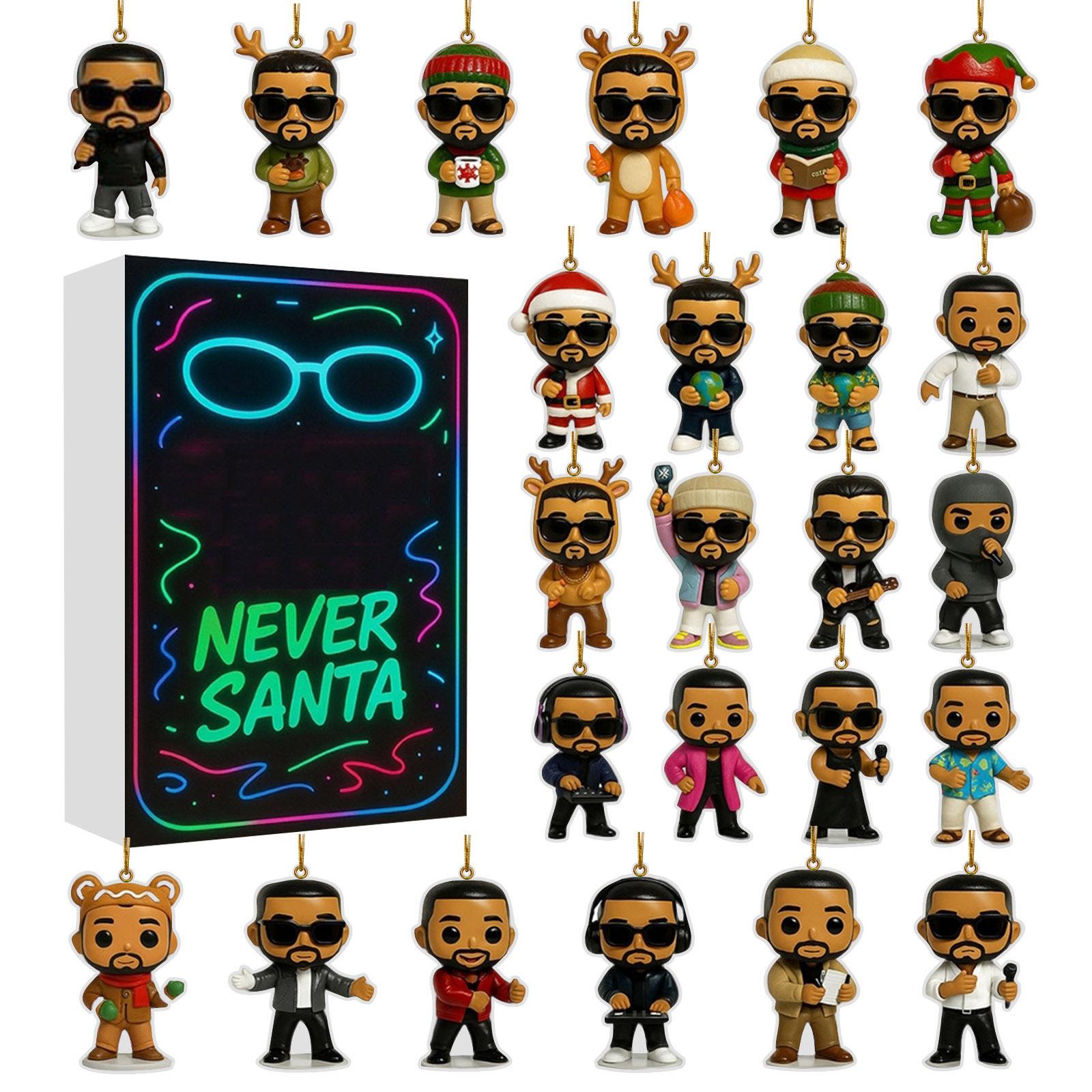 

Адвент-календарь содержит 24 подарка, милые фигурки кукольный адвент-календарь, календарь обратного отсчета с игрушками-сюрпризами, коллекционные фигурки в подарок для детей One Size